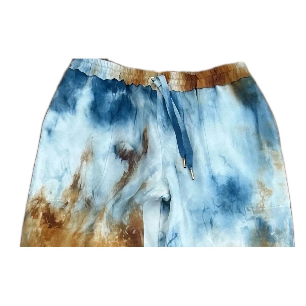 Authentic Louis Vuitton Tie Dye Silk Pants Men's Size 42 Pockets Made in Italy - Picture 2 of 16